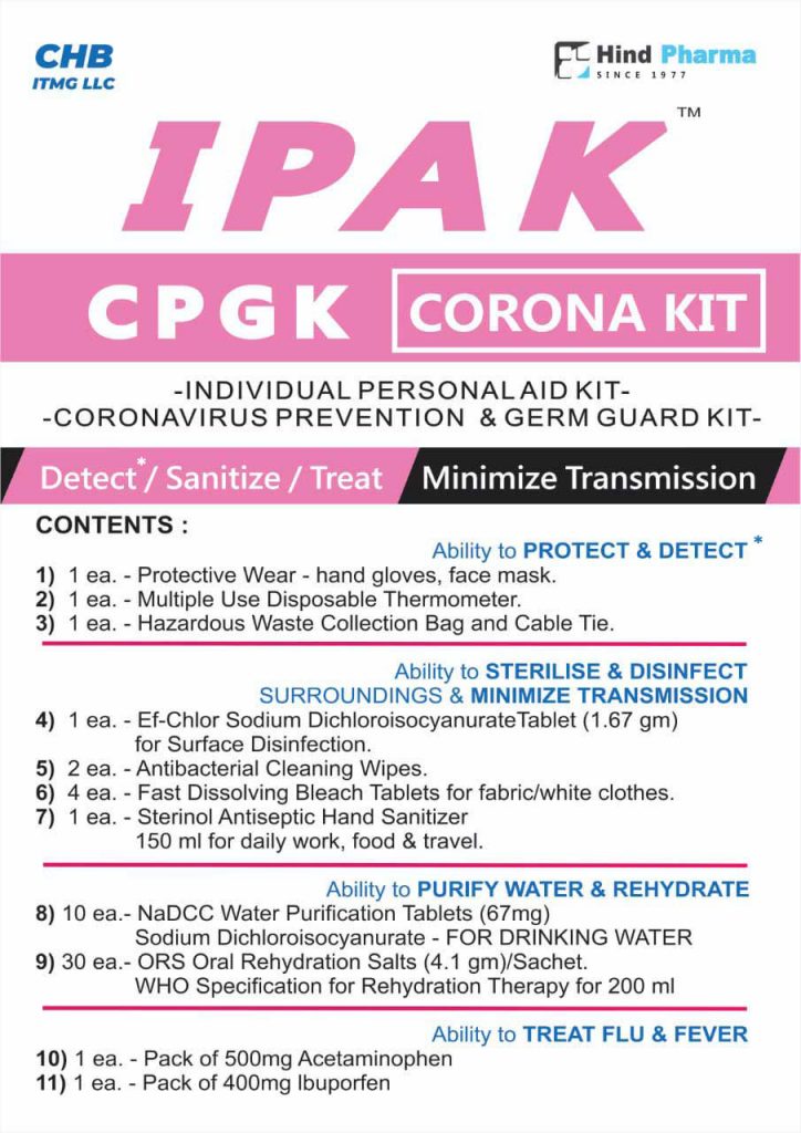Ipak Kit IPAK Coronavirus Kit – IpakFluKits.com